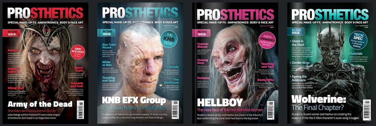 Prosthetics Magazine covers - Gorton Studio
