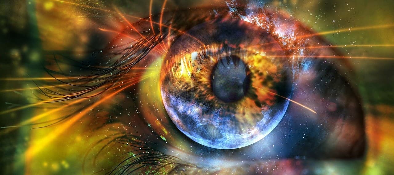 Colorful eye